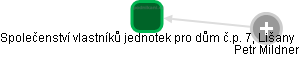 Společenství vlastníků jednotek pro dům č.p. 7, Lišany - náhled vizuálního zobrazení vztahů obchodního rejstříku